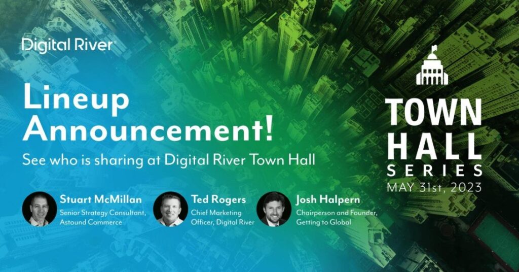 Digital River Company Town Hall Banner Advertisement